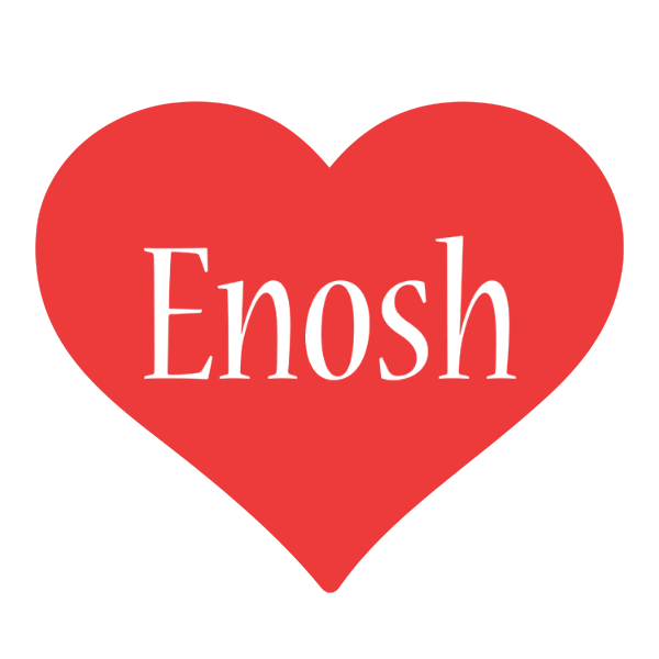 Enosh love logo
