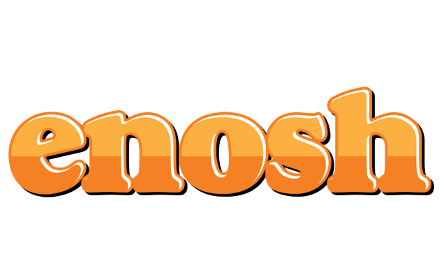 Enosh orange logo