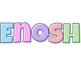 Enosh pastel logo