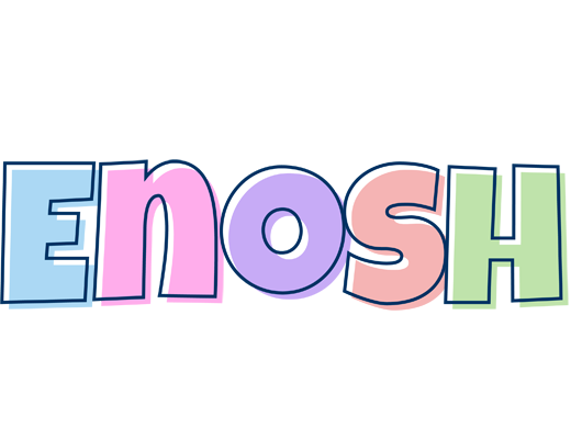 Enosh pastel logo