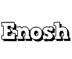 Enosh snowing logo