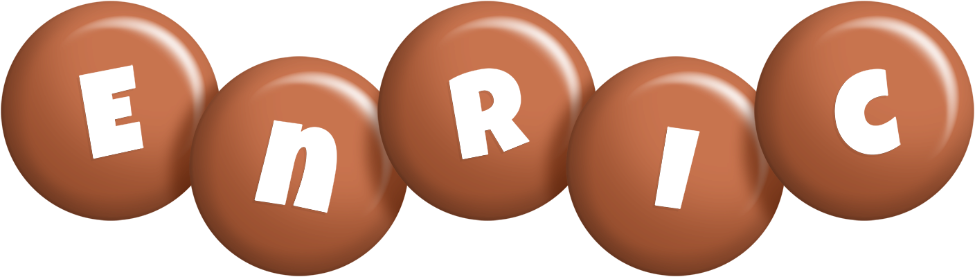 Enric candy-brown logo