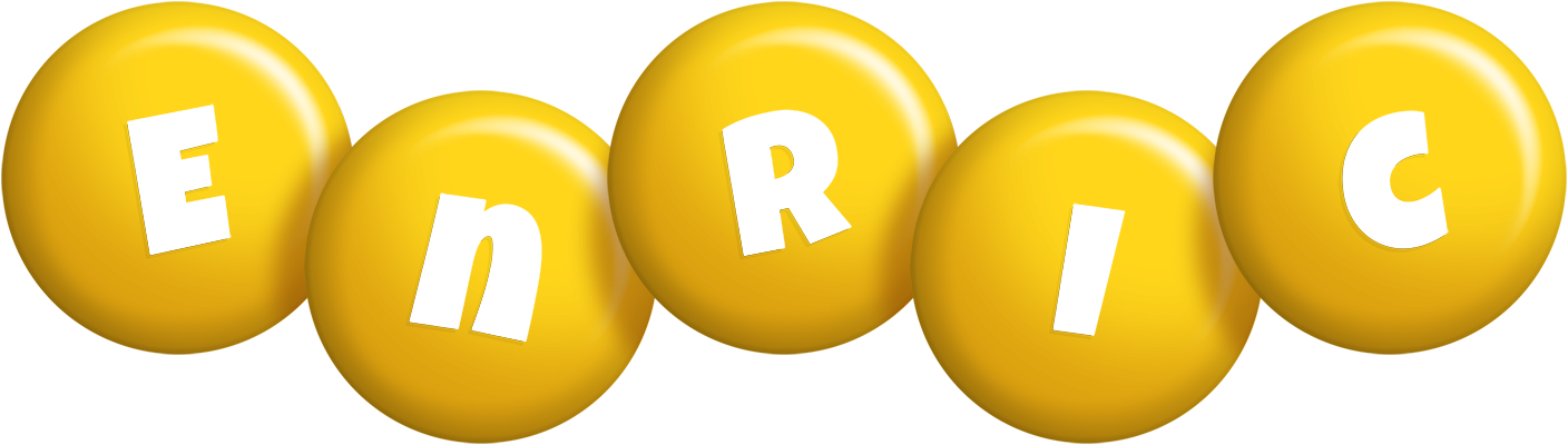 Enric candy-yellow logo