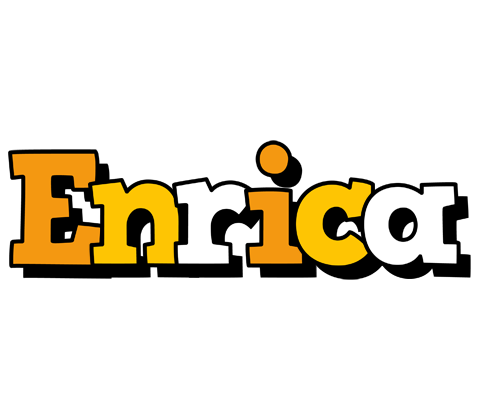 Enrica cartoon logo