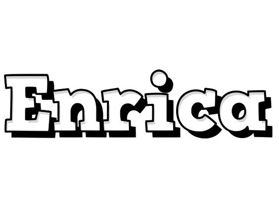 Enrica snowing logo