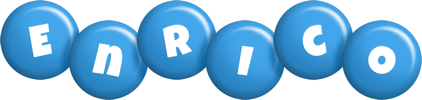 Enrico candy-blue logo