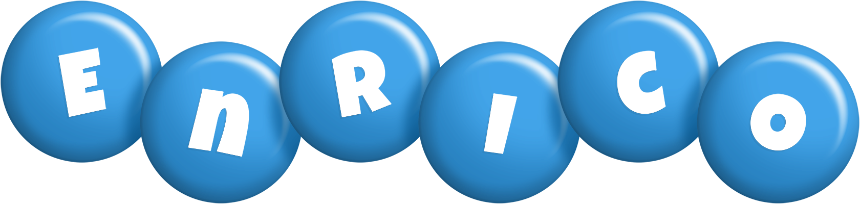 Enrico candy-blue logo