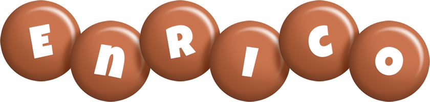 Enrico candy-brown logo