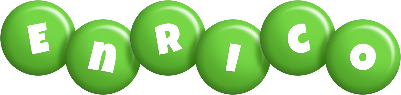 Enrico candy-green logo