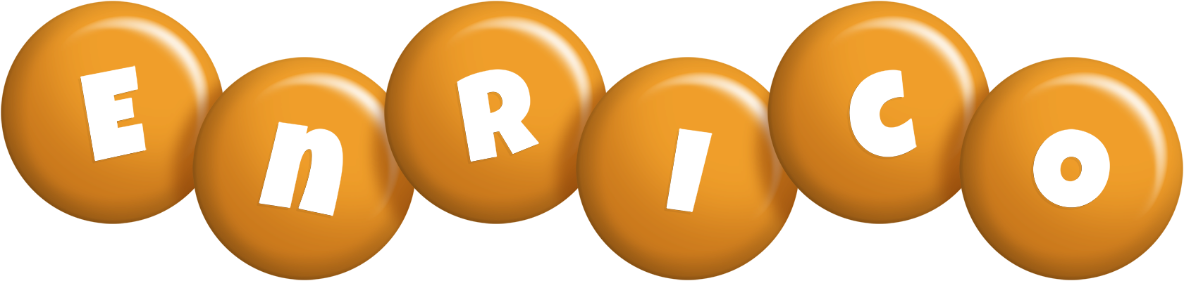 Enrico candy-orange logo