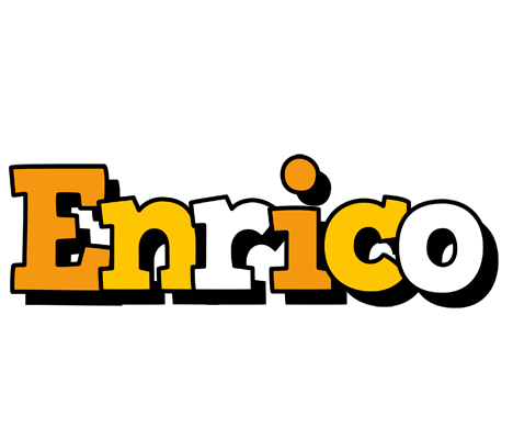 Enrico cartoon logo
