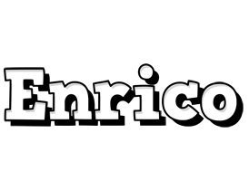 Enrico snowing logo