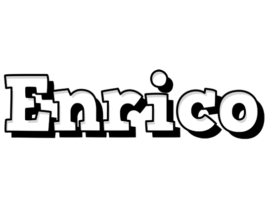 Enrico snowing logo