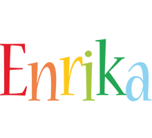 Enrika birthday logo