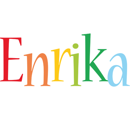 Enrika birthday logo
