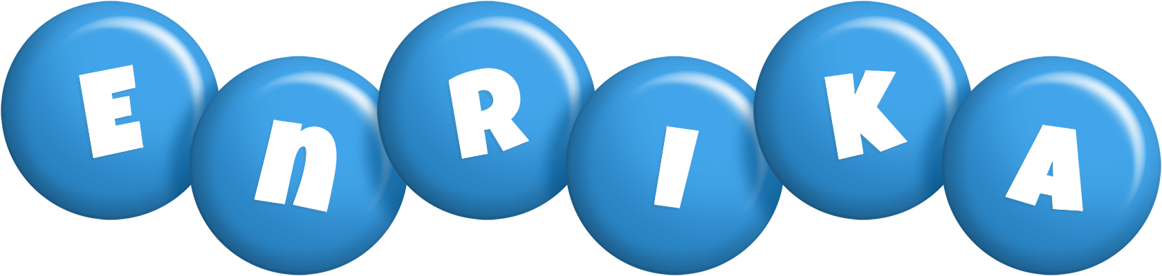 Enrika candy-blue logo