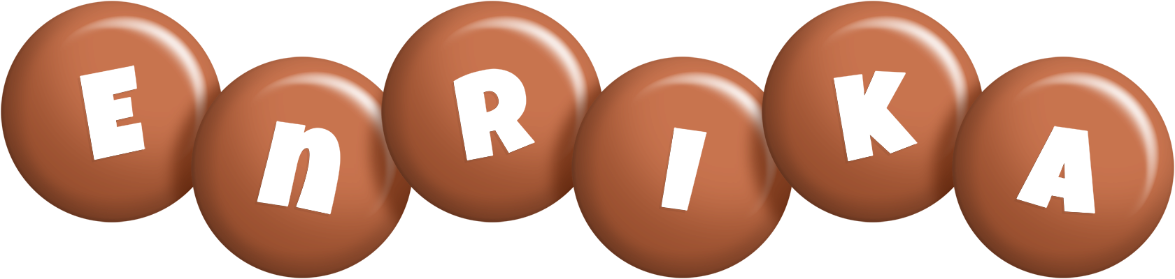 Enrika candy-brown logo
