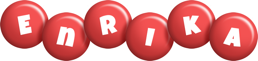 Enrika candy-red logo