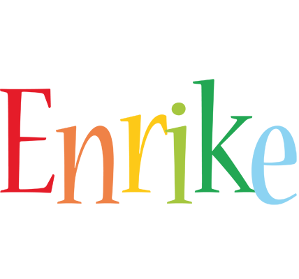 Enrike birthday logo