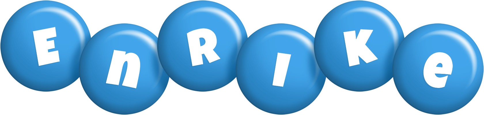 Enrike candy-blue logo
