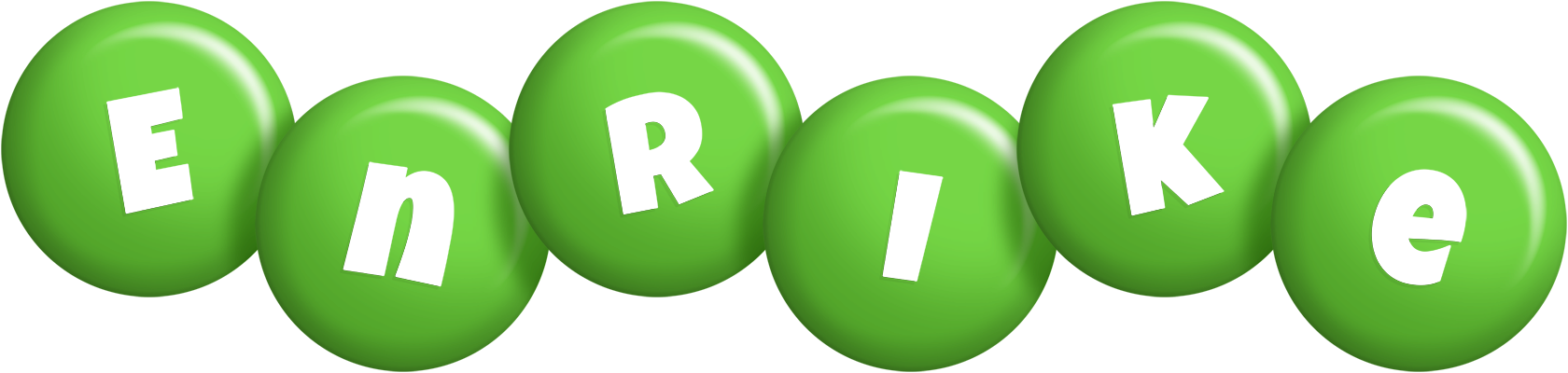 Enrike candy-green logo