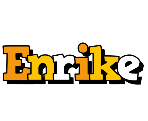 Enrike cartoon logo