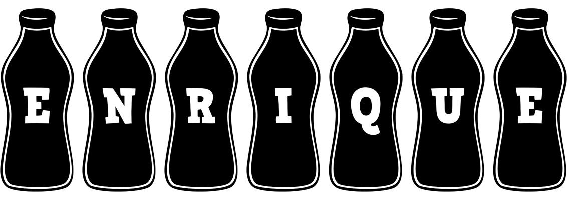 Enrique bottle logo
