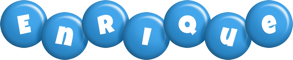 Enrique candy-blue logo