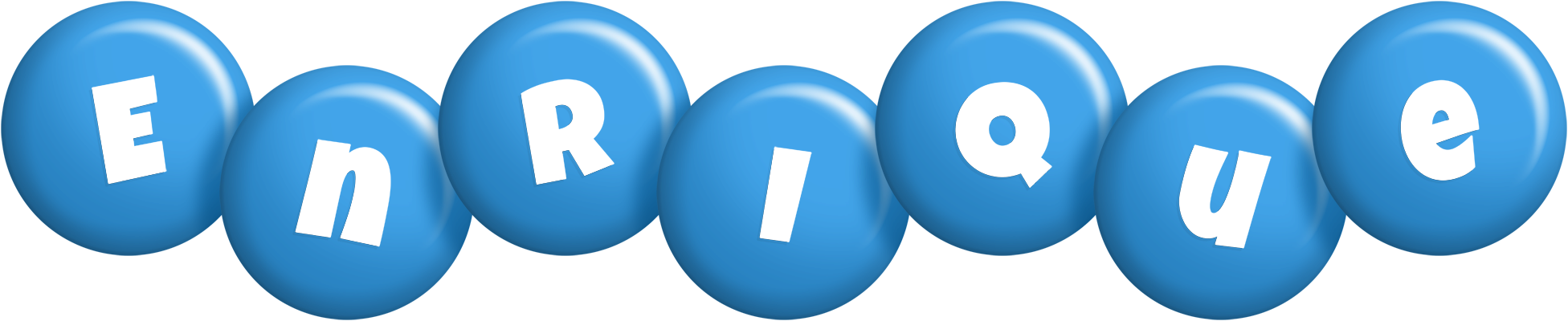 Enrique candy-blue logo