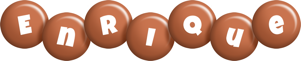 Enrique candy-brown logo