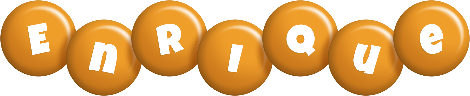 Enrique candy-orange logo