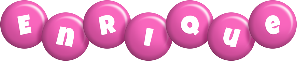 Enrique candy-pink logo