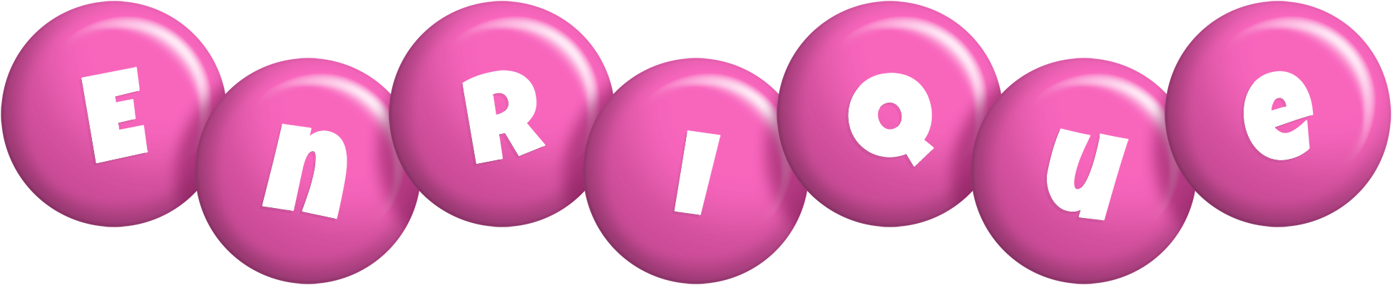 Enrique candy-pink logo