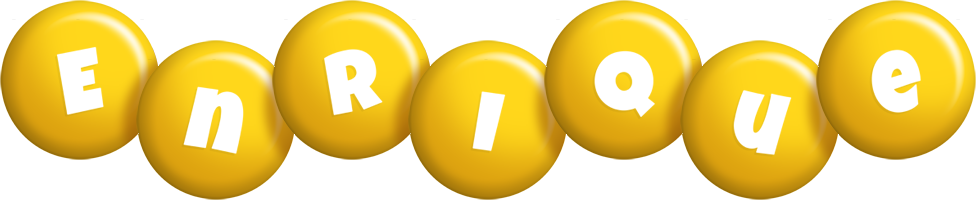 Enrique candy-yellow logo