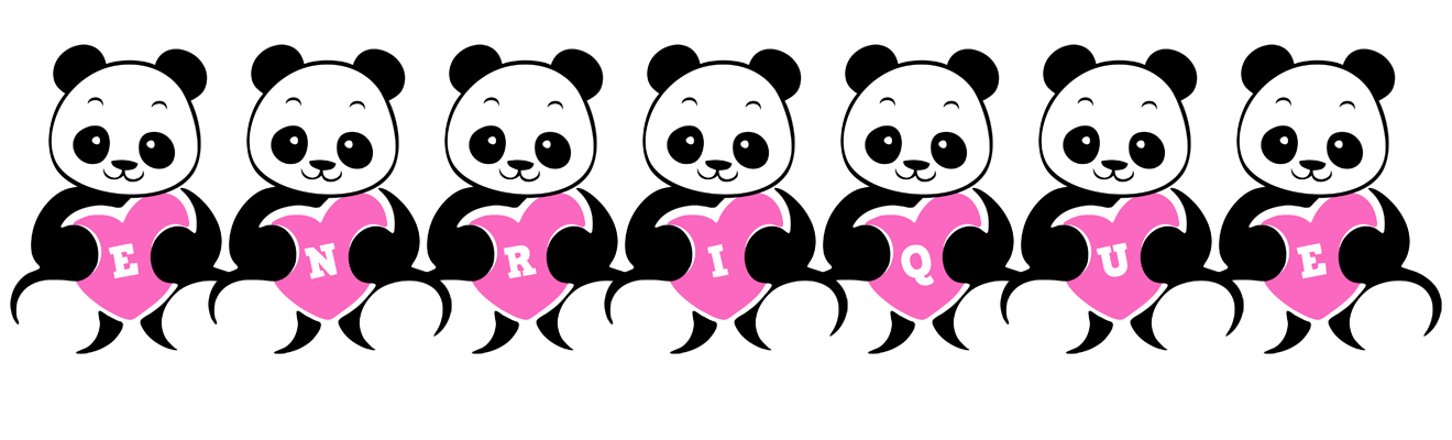 Enrique love-panda logo