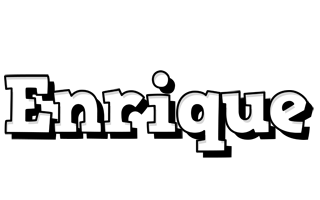 Enrique snowing logo