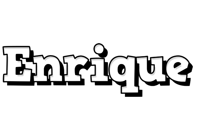 Enrique snowing logo