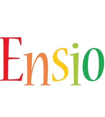 Ensio birthday logo
