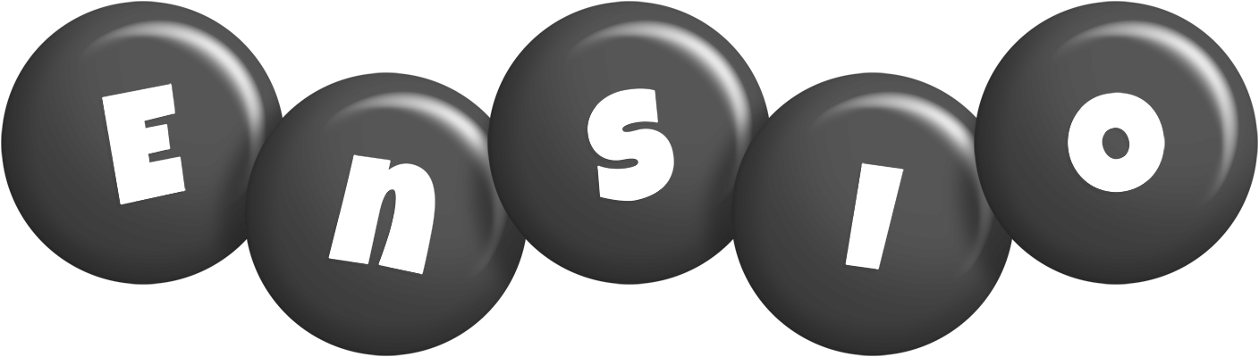 Ensio candy-black logo