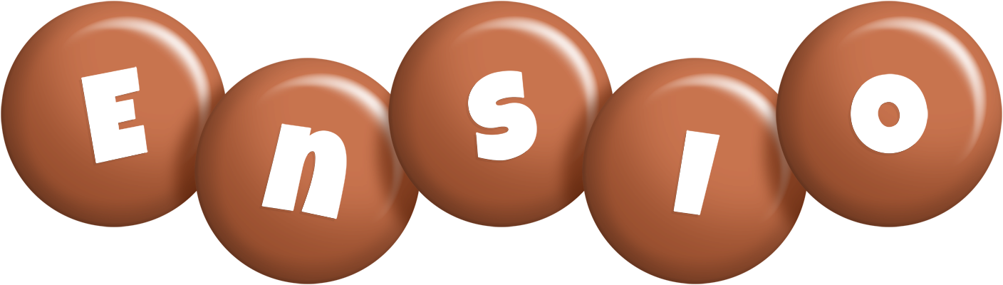 Ensio candy-brown logo