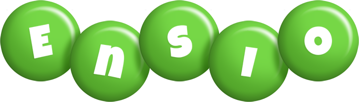 Ensio candy-green logo