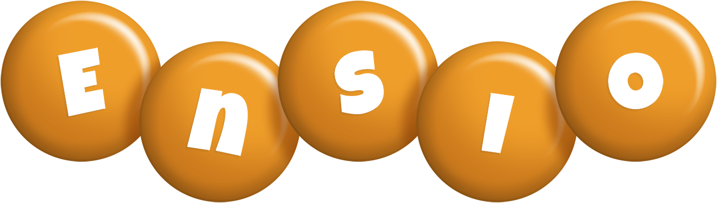 Ensio candy-orange logo