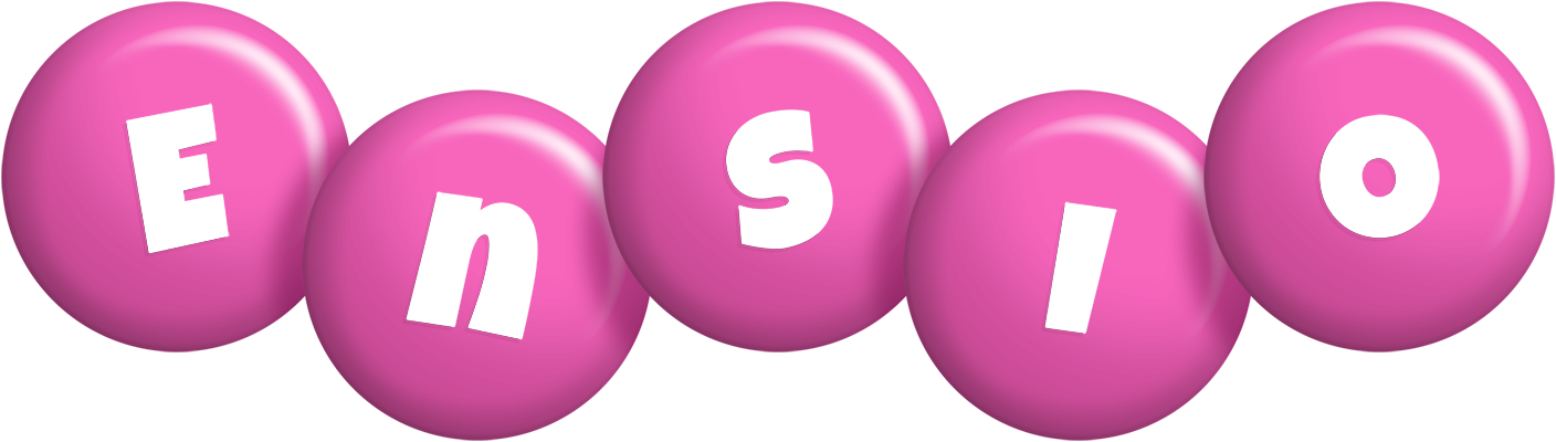Ensio candy-pink logo
