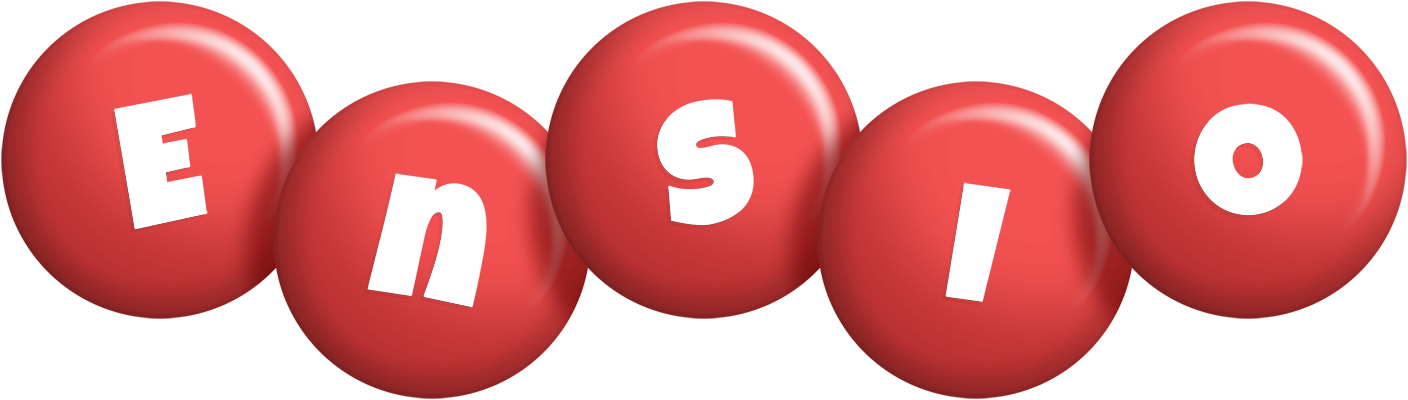 Ensio candy-red logo