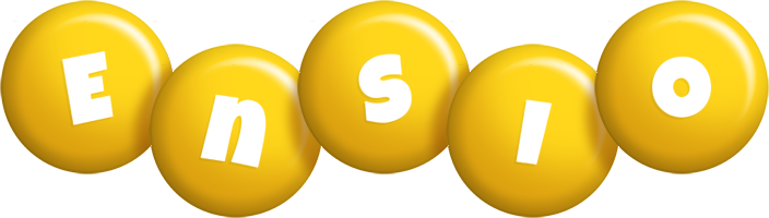 Ensio candy-yellow logo