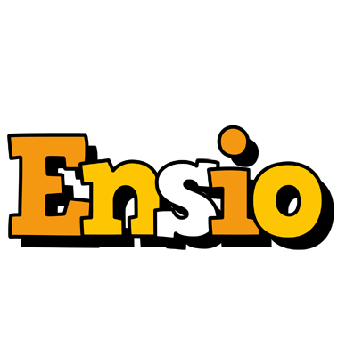 Ensio cartoon logo