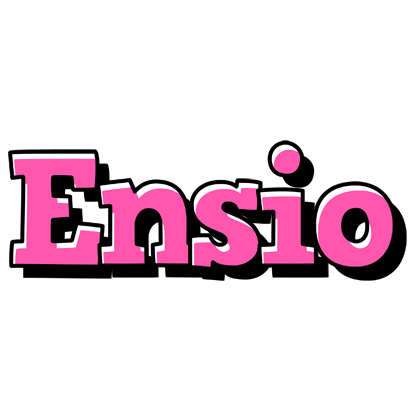 Ensio girlish logo