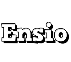 Ensio snowing logo