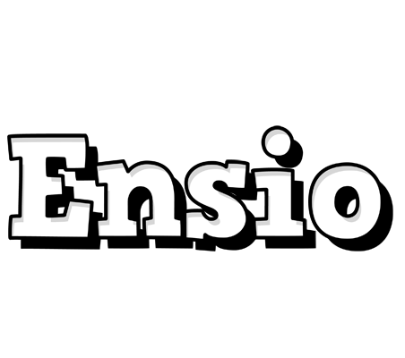 Ensio snowing logo