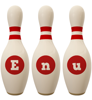 Enu bowling-pin logo